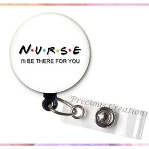 RN Nurse Friends ID Badge Reel TV Show